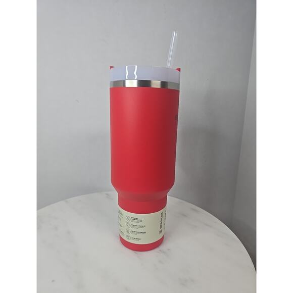 STANLEY Quencher H2.0 Tumbler with Handle and Straw 40 oz Flowstate Chili Red - Picture 3 of 13